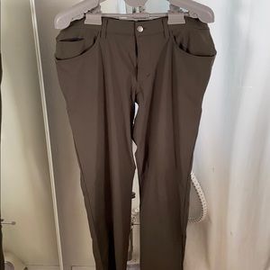 Too big. Dropped from a 36” waist to 34”.